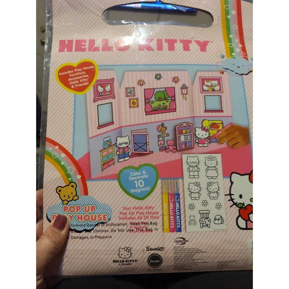 Hello Kitty Pop Up Play‎ House Magnix Attracts like Magnix